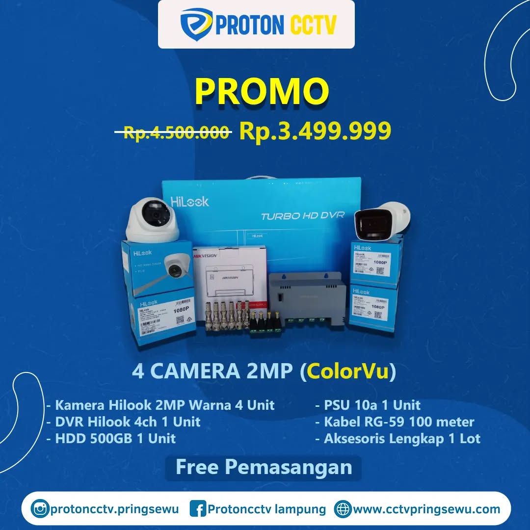 Penataan kabel & DVR kantor