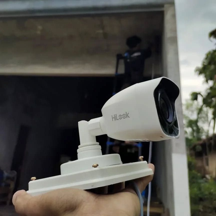 Pemasangan kamera pagar rumah
